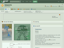 Tablet Screenshot of golanarms.deviantart.com