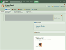 Tablet Screenshot of jujuba-candy.deviantart.com