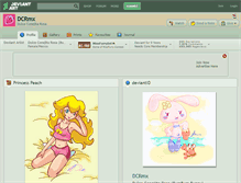 Tablet Screenshot of dcrmx.deviantart.com