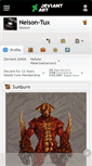 Mobile Screenshot of nelson-tux.deviantart.com