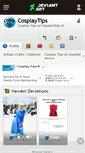 Mobile Screenshot of cosplaytips.deviantart.com