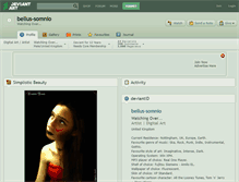 Tablet Screenshot of bellus-somnio.deviantart.com