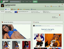 Tablet Screenshot of captpatriot2020.deviantart.com