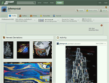 Tablet Screenshot of johnnyvcut.deviantart.com