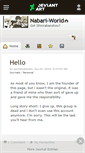 Mobile Screenshot of nabari-world.deviantart.com
