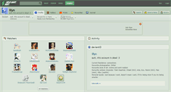 Desktop Screenshot of illyn.deviantart.com