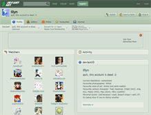 Tablet Screenshot of illyn.deviantart.com