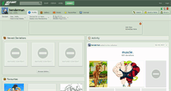 Desktop Screenshot of benderman.deviantart.com