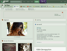 Tablet Screenshot of m-tron.deviantart.com