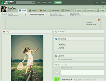 Tablet Screenshot of joagna.deviantart.com