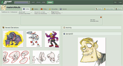 Desktop Screenshot of masterofskulls.deviantart.com