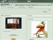 Tablet Screenshot of antimanti.deviantart.com