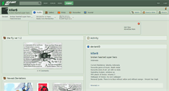 Desktop Screenshot of killerb.deviantart.com