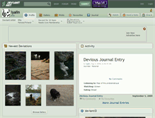 Tablet Screenshot of lyalin.deviantart.com