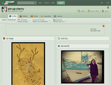 Tablet Screenshot of pin-up-cherry.deviantart.com