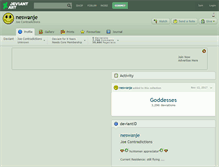 Tablet Screenshot of neswanje.deviantart.com