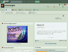 Tablet Screenshot of infiniteknights.deviantart.com