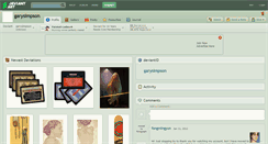 Desktop Screenshot of garysimpson.deviantart.com