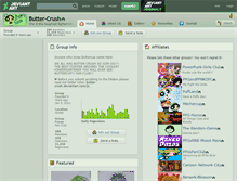 Tablet Screenshot of butter-crush.deviantart.com