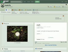 Tablet Screenshot of kanuta.deviantart.com