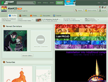 Tablet Screenshot of aionk23.deviantart.com