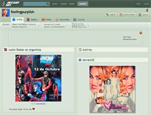 Tablet Screenshot of feelingpurplish.deviantart.com