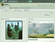 Tablet Screenshot of gregmks.deviantart.com