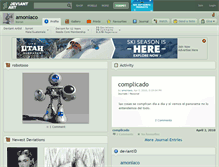 Tablet Screenshot of amoniaco.deviantart.com