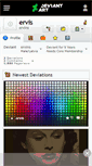 Mobile Screenshot of ervis.deviantart.com