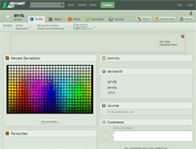 Tablet Screenshot of ervis.deviantart.com
