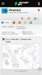 Mobile Screenshot of dinamara.deviantart.com