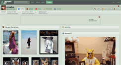 Desktop Screenshot of crssafox.deviantart.com