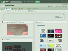 Tablet Screenshot of gazettefreak.deviantart.com