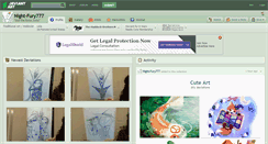 Desktop Screenshot of night-fury777.deviantart.com