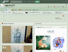 Tablet Screenshot of night-fury777.deviantart.com