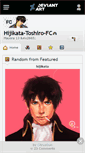 Mobile Screenshot of hijikata-toshiro-fc.deviantart.com