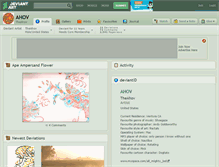 Tablet Screenshot of ahov.deviantart.com