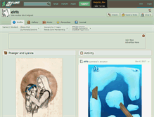 Tablet Screenshot of eirlis.deviantart.com