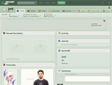 Tablet Screenshot of jonli.deviantart.com