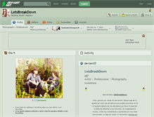 Tablet Screenshot of letsbreakdown.deviantart.com