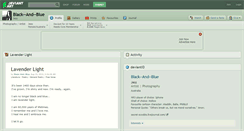 Desktop Screenshot of black--and--blue.deviantart.com