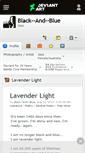 Mobile Screenshot of black--and--blue.deviantart.com