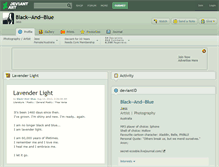 Tablet Screenshot of black--and--blue.deviantart.com