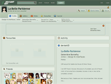 Tablet Screenshot of la-belle-parisienne.deviantart.com