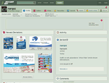 Tablet Screenshot of narqoz.deviantart.com
