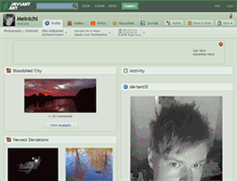 Tablet Screenshot of meinichi.deviantart.com