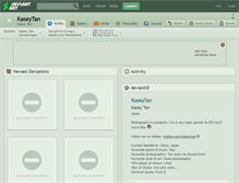Tablet Screenshot of kaseytan.deviantart.com