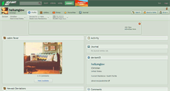 Desktop Screenshot of heliumglow.deviantart.com