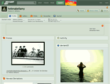 Tablet Screenshot of helenabellamy.deviantart.com