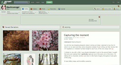 Desktop Screenshot of blackiceangel.deviantart.com